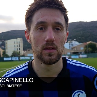 Calcio, Solbiatese. Scapinello sigilla il 3-3 di Imperia: "Sono contento, non ho mollato dopo il rigore sbagliato" (VIDEO)