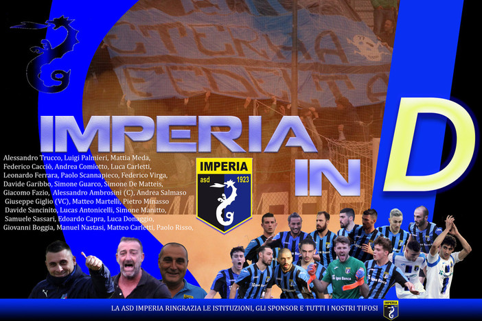 la grafica celebrativa preparata dall'Asd Imperia 1923 la grafica celebrativa preparata dall'Asd Imperia 1923