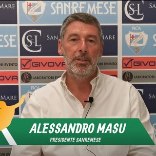 Sanremese, il presidente Alessandro Masu lancia la sfida :&quot; Primo derby contro Del Gratta e Fava? Sarà uno stimolo in più&quot;