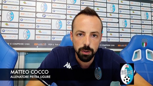 Calcio, Pietra Ligure. Il monito di Cocco dopo l'1-1 con il Molassana: "La squadra ha il dovere di rispettare le proprie caratteristiche" (VIDEO)