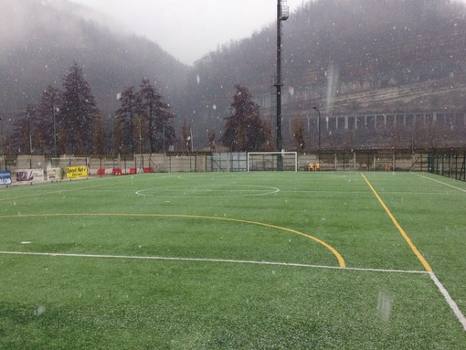 FOTONOTIZIA: inizia a fioccare in Val Bormida, a rischio anche Cengio - Sassello