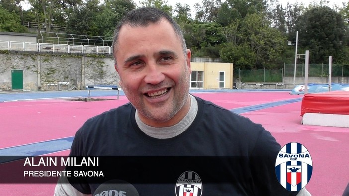 Calcio, Savona. Il presidente Alain Milani conferma l'intera blocco tecnico: "Avanti nel segno della continuità" (VIDEO)