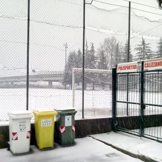 FOTONOTIZIA, Calizzano - Letimbro: campo innevato, UFFICIALE IL RINVIO