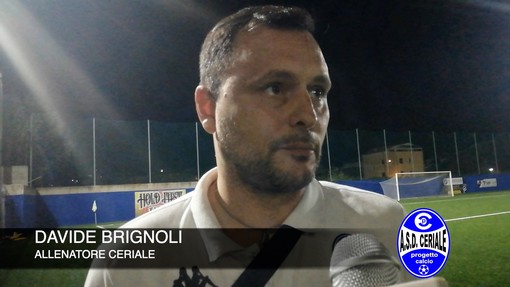 Calcio, Ceriale. Ancora lavori in corso per mister Brignoli: "Ci manca un pizzico di cattiveria agonistica. Oses dietro le punte? Ha le caratteristiche per poterlo fare" (VIDEO)