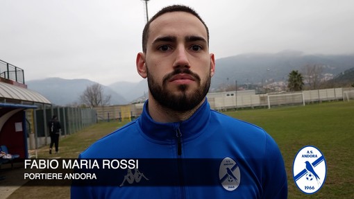 Calcio, Andora. Grande sicurezza e clean sheet per Fabio Maria Rossi contro il Borghetto: "Non ci meritiamo un campionato anonimo, ora sotto con il Vadino" (VIDEO)
