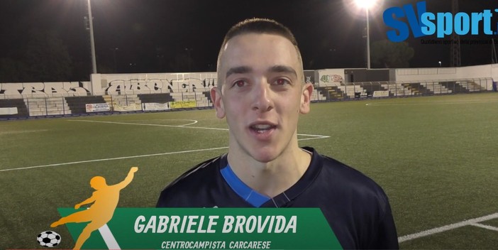 Gabriele Brovida, attaccante della Carcarese Gabriele Brovida, attaccante della Carcarese