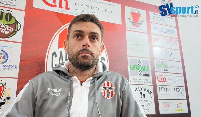 Calcio | Carcarese battuta ma promossa da Valmati: "Alla pari col Savona, l'intero organico ha dato una risposta positiva" (VIDEO) Calcio | Carcarese battuta ma promossa da Valmati: "Alla pari col Savona, l'intero organico ha dato una risposta positiva" (VIDEO)