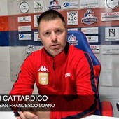 Calcio, San Francesco Loano. Col Taggia è ritorno alla vittoria, Cattardico: &quot;Finalmente abbiamo raccolto quanto seminato&quot; (VIDEO)