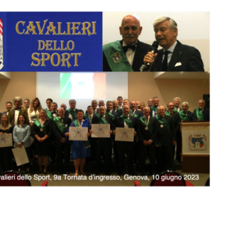 “Ordine dei Cavaliere dello Sport”, il 10 giugno nominati 21 nuovi membri