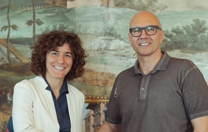 Fabio Fossati e Marta Carissimi, responsabile del Genoa Women Fabio Fossati e Marta Carissimi, responsabile del Genoa Women