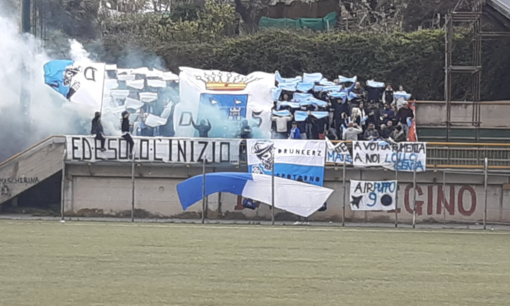 FOTONOTIZIA. Spotornese, la coreografia dei Drunkerz per il derby: &quot;Ed è solo l'inizio&quot;