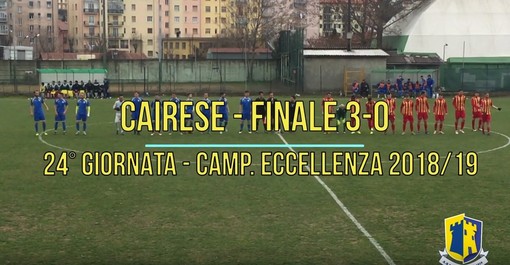 Calcio, Eccellenza: risorge la Cairese, debacle Finale, gli highlights della sfida del Rizzo (VIDEO)
