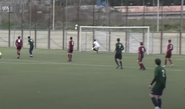 un'immagine della gara di andata