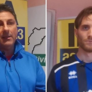 Imperia calcio, mister Soda e il difensore Nicholas Mara ad Imperianews:" Un punto che ci lascia rammarico: potevamo vincere" (video) Imperia calcio, mister Soda e il difensore Nicholas Mara ad Imperianews:" Un punto che ci lascia rammarico: potevamo vincere" (video)