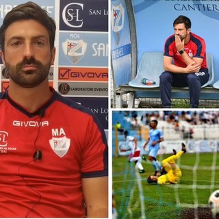Sanremese calcio, Andreoletti:"Orgoglioso di aver indossato questa maglia. Ho lasciato in campo ogni mia energia " (video)