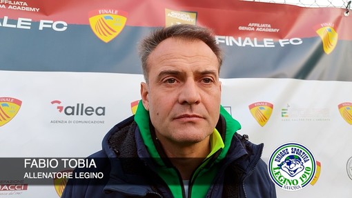 Calcio | Legino. Fabio Tobia rompe il silenzio dopo il pari di Finale: "Come far crescere i giovani? Schierando otto ragazzi curati fin dai Pulcini" (VIDEO)
