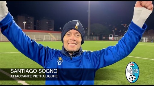 Calcio, Pietra Ligure. Un altro trofeo in bacheca per Santiago Sogno. "Le vittorie sofferte sono le più belle, a Millesimo non avremo la pancia piena" (VIDEO)