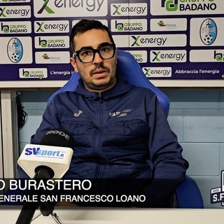 Calcio, San Francesco Loano. Il dg Burastero in panchina nel derby: "A un certo punto pensavo potessimo riprendere il Pietra, con questo spirito ci salveremo" (VIDEO)