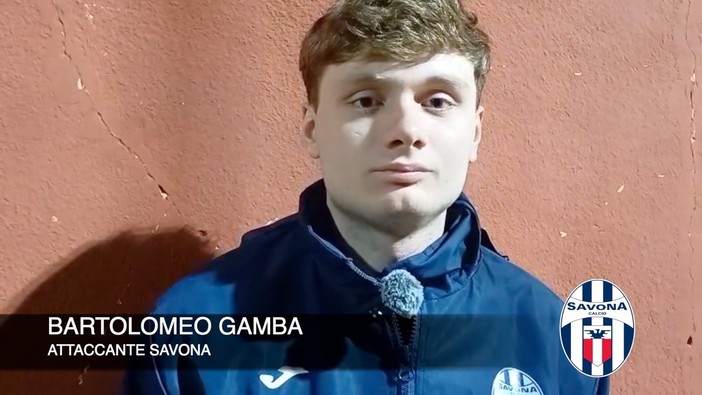 Calcio | Savona. Bartolomeo Gamba torna al gol in biancoblu: "Non abbiamo sottovalutato il Superba, ora abbiamo più fame" (VIDEO) Calcio | Savona. Bartolomeo Gamba torna al gol in biancoblu: "Non abbiamo sottovalutato il Superba, ora abbiamo più fame" (VIDEO)