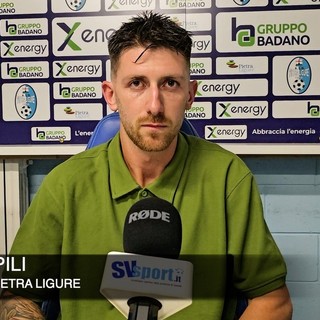 Calcio, Pietra Ligure. Pili benedice la concorrenza: &quot;Fondamentale avere una rosa forte, spingerà tutti a dare il massimo&quot; (VIDEO)
