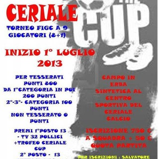 Calcio Estivo: arriva la "Ceriale Cup", aperte ufficialmente le iscrizioni