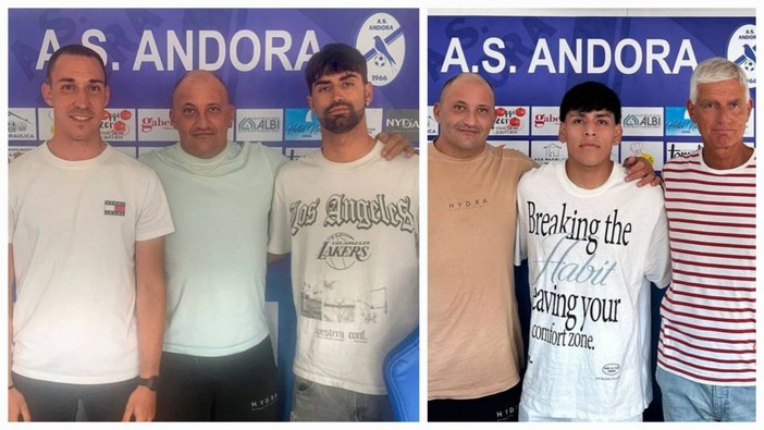 Calciomercato. Andora. Tre acquisti mirati per mister Ghigliazza: in biancoblu Odasso, Cabello e Lo Sicco
