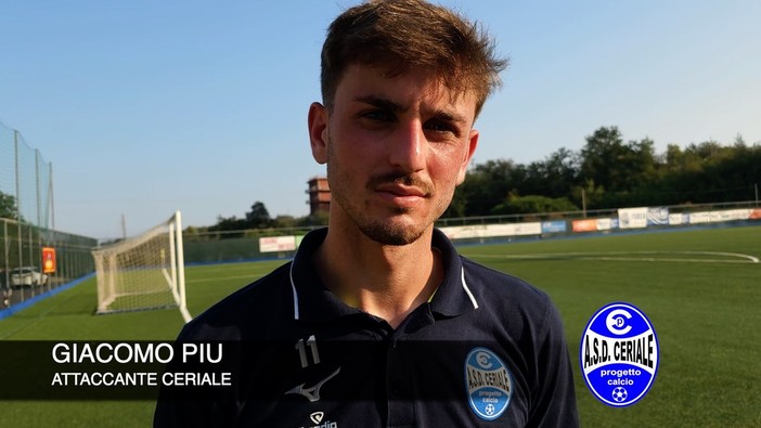Ceriale. La doppietta di Giacomo Piu stende il Finale: "Il mister mi ha detto di imitare Berardi" (VIDEO)
