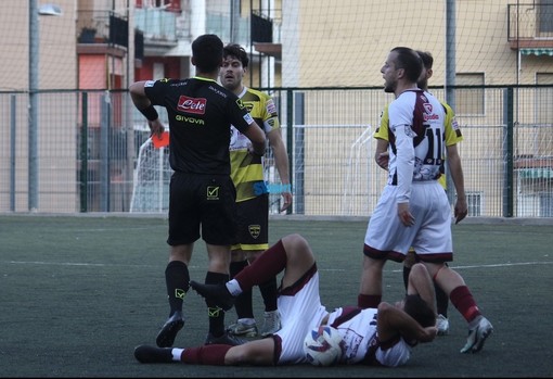Giudice Sportivo, Promozione. Il &quot;coppino&quot; costa tre giornate a Sacco, il Ceriale perde Mariani e Beluffi per due giornate
