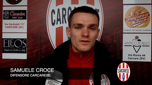 Calcio, Carcarese. Primo gol al Corrent per Samuele Croce: "Ora chiudiamo al meglio sia in Coppa che in campionato" (VIDEO) Calcio, Carcarese. Primo gol al Corrent per Samuele Croce: "Ora chiudiamo al meglio sia in Coppa che in campionato" (VIDEO)
