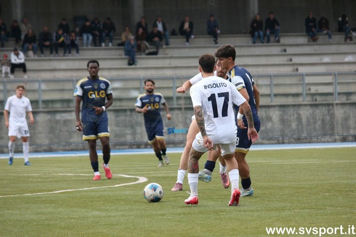 un'immagine della gara di andata