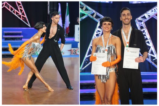 Danza. Giulia Dotta e Lorenzo Tellini primi ai Campionati italiani assoluti di Riccione 2025 Danza. Giulia Dotta e Lorenzo Tellini primi ai Campionati italiani assoluti di Riccione 2025