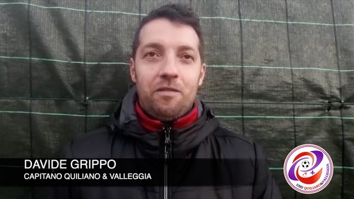 Calcio, Quiliano &amp; Valleggia. Capitan Grippo rilancia: &quot;Vogliamo tenerci stretto il primato. Cosa farà la differenza? La testa&quot; (VIDEO)