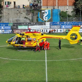 Imperia, grave infortunio per un calciatore del Rivasamba: al Ciccione atterra l'elisoccorso (foto e video) Imperia, grave infortunio per un calciatore del Rivasamba: al Ciccione atterra l'elisoccorso (foto e video)