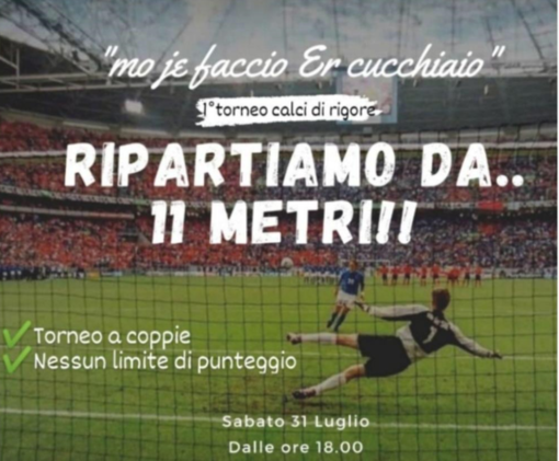Calcio. Ad Albenga arriva il Torneo dei Calci di Rigore. Iscrizioni già aperte e una cornice speciale come l' "Annibale Riva" Calcio. Ad Albenga arriva il Torneo dei Calci di Rigore. Iscrizioni già aperte e una cornice speciale come l' "Annibale Riva"