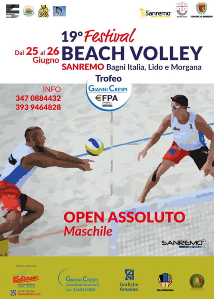 Sanremo: record di iscrizioni e giocatori da tutta Italia per la tappa matuziana del '2x2 di beach volley Sanremo: record di iscrizioni e giocatori da tutta Italia per la tappa matuziana del '2x2 di beach volley