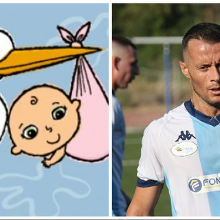 Calcio, Pietra Ligure. Fiocco rosa in casa Sogno: è nata la piccola Sofia