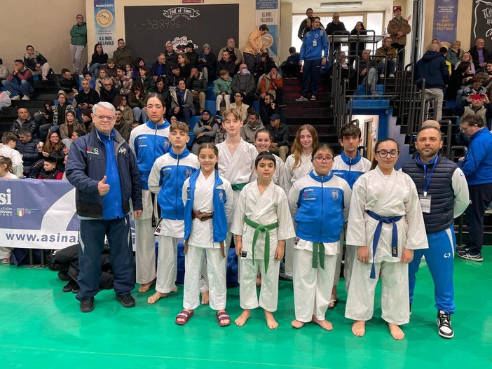 Karate | Full Metal Albenga sul podio a Novi Ligure per il primo Trofeo Asi