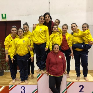 Ginnastica San Filippo Neri: oro per la coppia Nicole Calì - Carlotta Casonato alla seconda fase del campionato italiano