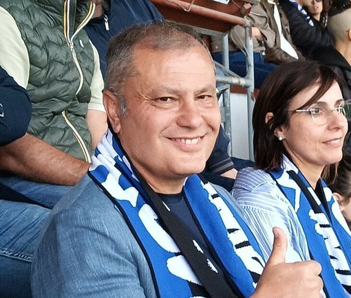 Giuseppe d'Onofrio ieri in tribuna al "Ciccione" Giuseppe d'Onofrio ieri in tribuna al "Ciccione"