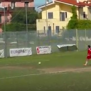 VIDEO: il Taggia segna con i giocatori dell'Albenga completamente fermi