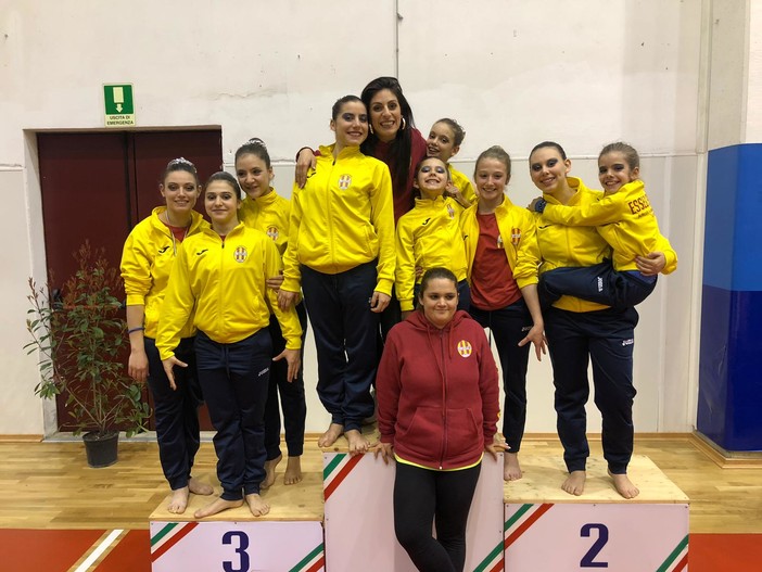 Ginnastica San Filippo Neri: oro per la coppia Nicole Calì - Carlotta Casonato alla seconda fase del campionato italiano