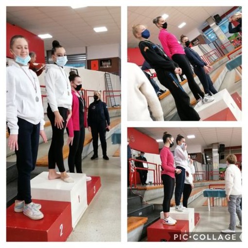 Ginnastica Ritmica Andora: oro argento e bronzo per Salemi, Patriarca e Denegri Ginnastica Ritmica Andora: oro argento e bronzo per Salemi, Patriarca e Denegri