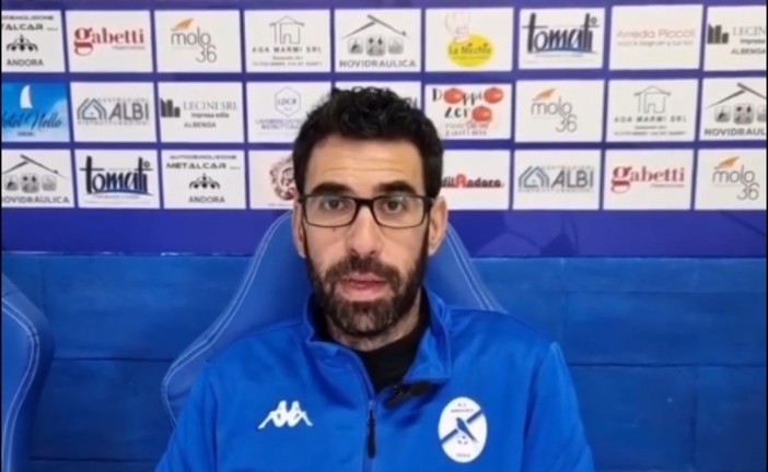 Andora, pari e rimpianti col Cisano. Mister Ghigliazza: "Poco fortunati con i due gol annullati, poteva essere un'altra storia"