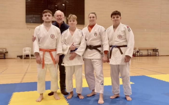Sul tatami con Alice Bellandi, stage a Imperia per i portacolori del Judo Sicco Savona