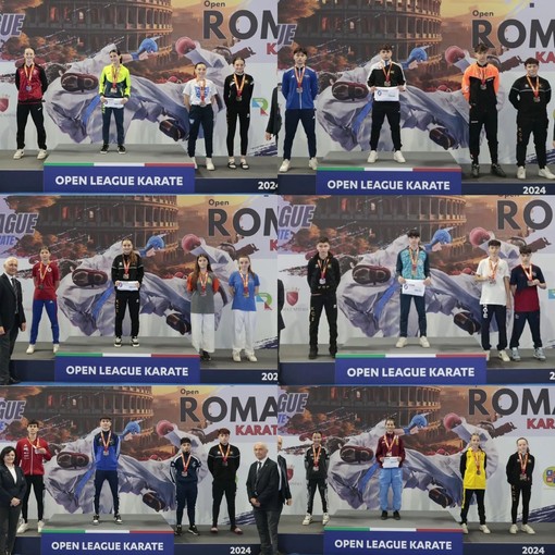 Karate. Sei medaglie per il Karate Club Savona all'Open League di Roma Karate. Sei medaglie per il Karate Club Savona all'Open League di Roma