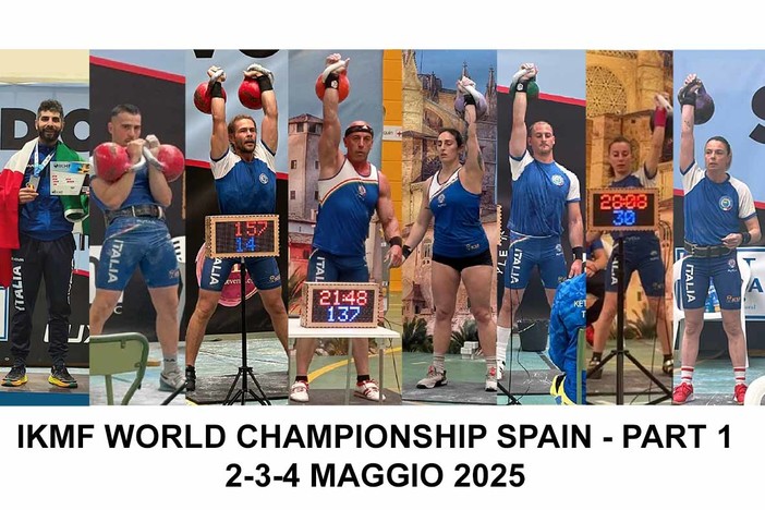 Only Kettlebell domina il medagliere al Campionato Mondiale IKMF 2025 di Palma di Maiorca Only Kettlebell domina il medagliere al Campionato Mondiale IKMF 2025 di Palma di Maiorca