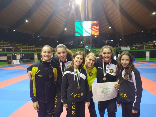 Karate Club Savona: arrivano tre medaglie e il secondo posto assoluto al Campionato Italiano Esordienti