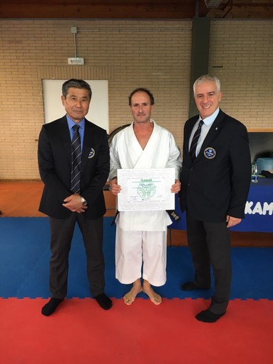 Karate: arriva il sesto dan per Ilario Simonetta