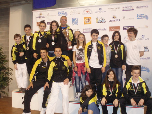 Karate, KCS ai Campionati Nazionali Libertas conquista il primo posto