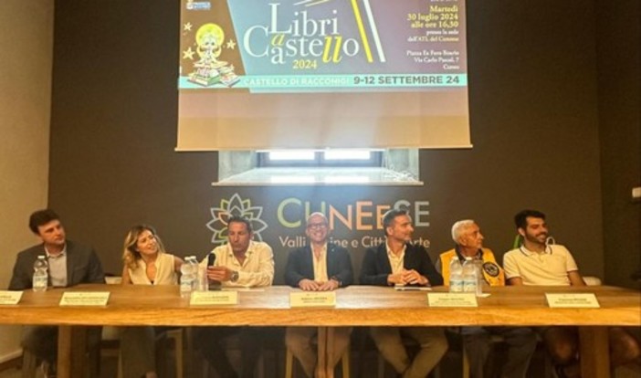 Presentata la seconda edizione di "Libri a Castello": appuntamento a Racconigi dal 9 al 12 settembre Presentata la seconda edizione di "Libri a Castello": appuntamento a Racconigi dal 9 al 12 settembre